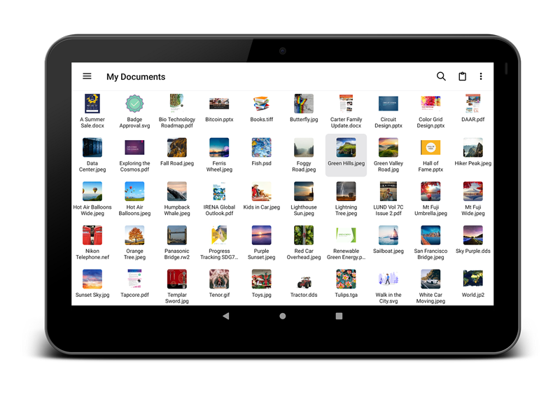 how to open downloads on android tablet