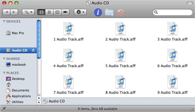 What Audio File Format Is Used For CD Audio Files 