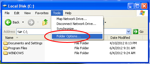 default folder x windows