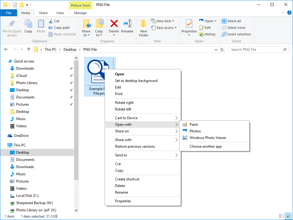 How do I change file associations in Windows 10?