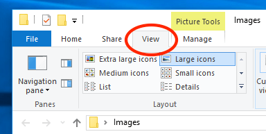 Show or Hide Files Name Extension in Windows 10