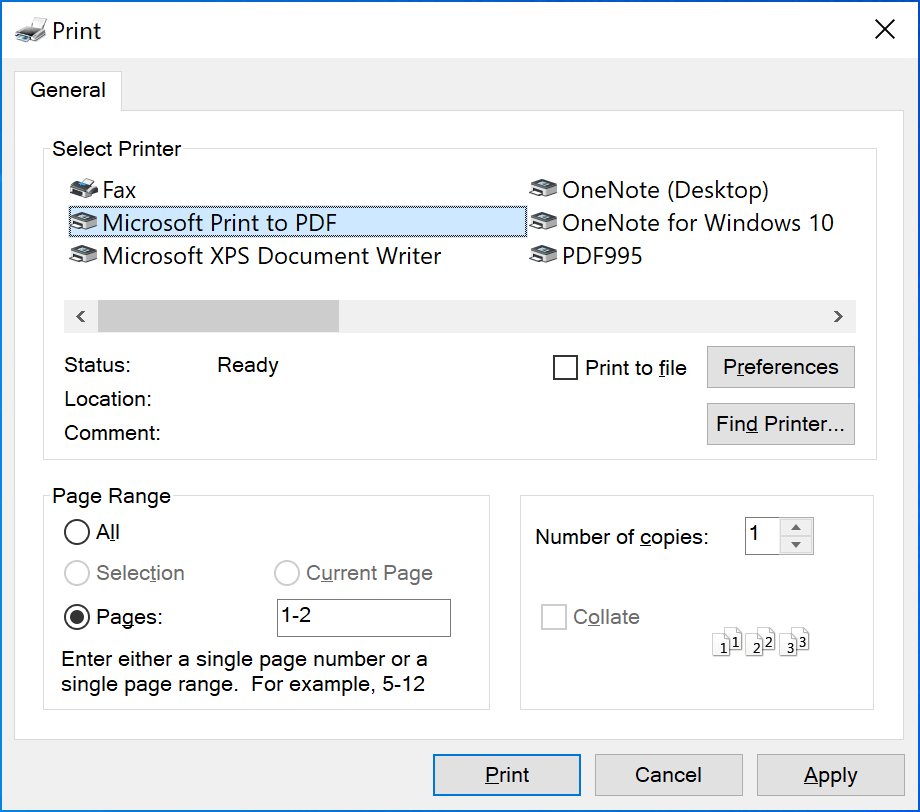 How Do I Save A File As A PDF In Windows 10 