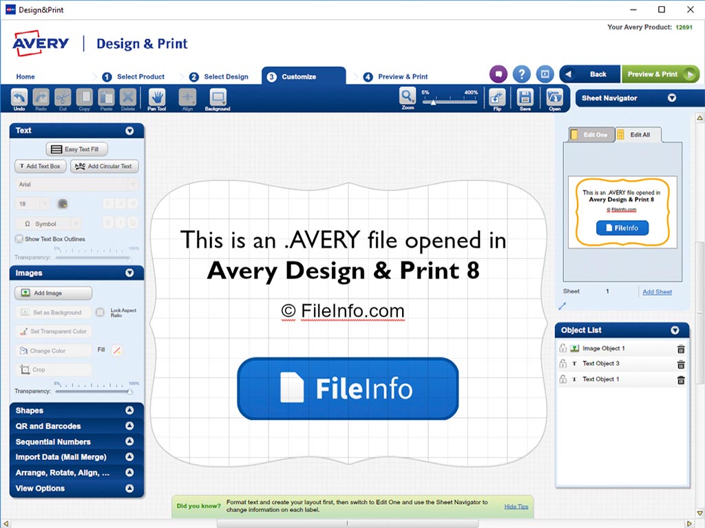 File Extension - What is an .avery file and how do