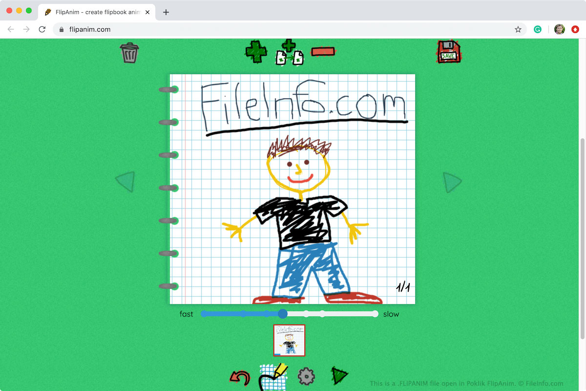 FlipAnim - create flipbook animations online!