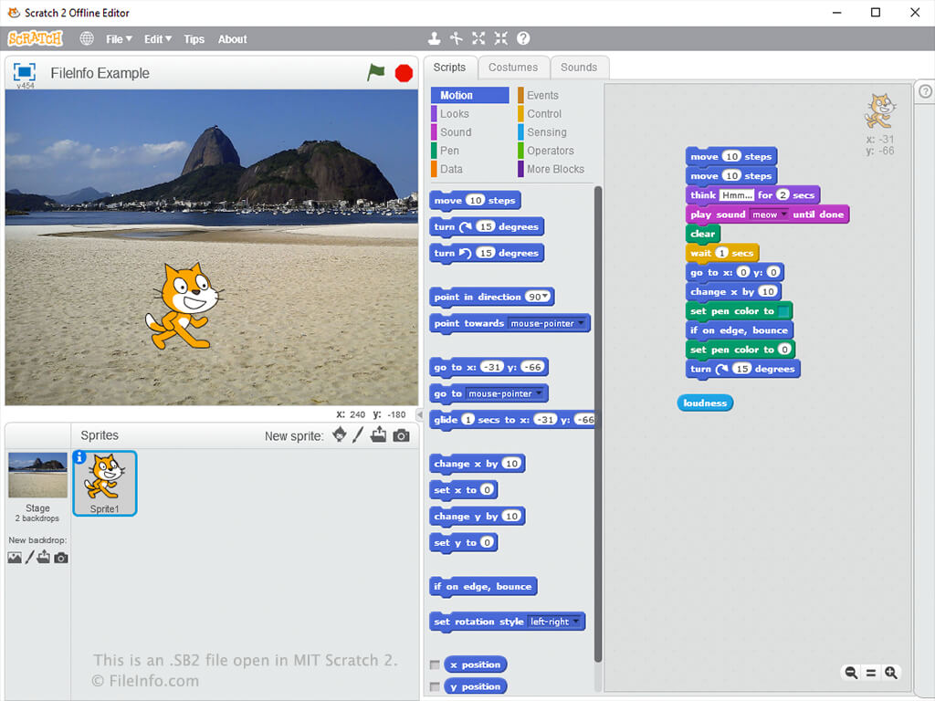 Set Color Block: Programming in Scratch 2.0 