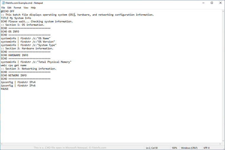 cmd file extension
