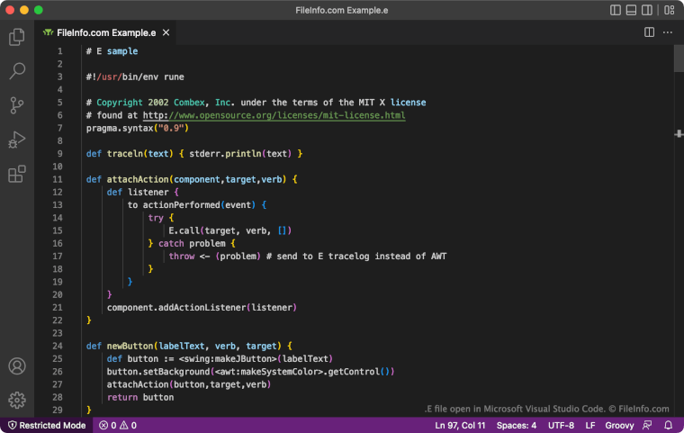 E File - What is an .e file and how do I open it?