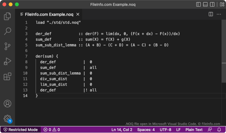 NOQ File - What is a .noq file and how do I open it?