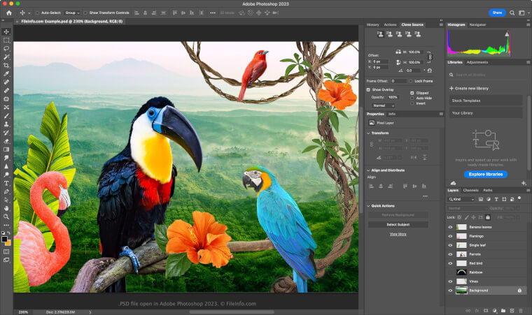 open psd file free online