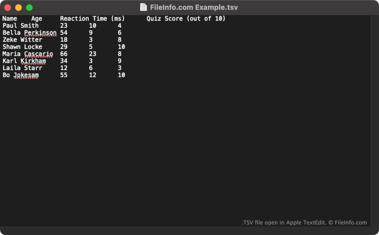 TSV File - What is a .tsv file and how do I open it?