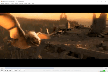 Screenshot of a .3g2 file in VideoLAN VLC media player 3
