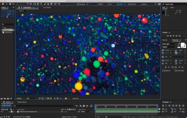 Screenshot of a .aepx file in Adobe After Effects 2023
