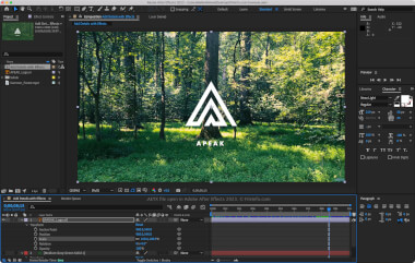 Screenshot of a .aetx file in Adobe After Effects 2023