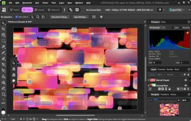 Screenshot of a .afpackage file in Canva Affinity 2026