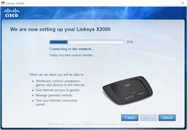 Screenshot of a .bin file in Linksys X2000 Connect Setup 2