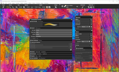 Screenshot of a .brushvariant file in Corel Painter 2023