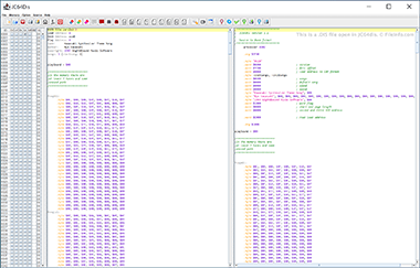 Screenshot of a .dis file in JC64dis