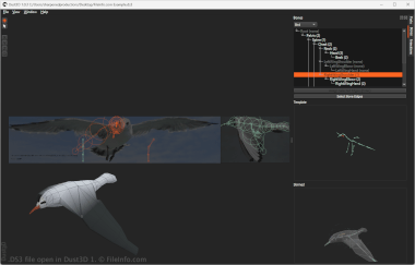 Screenshot of a .ds3 file in Dust3D 1