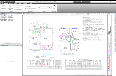 Screenshot of a .dwf file in Autodesk Design Review