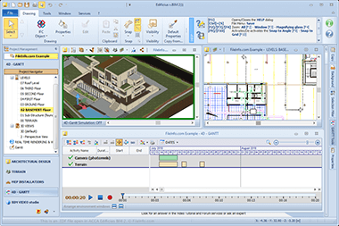 Screenshot of a .edf file in ACCA Edificius BIM 2