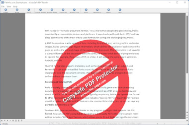 Screenshot of a .enc file in ArtistScope CopySafe PDF Reader 4