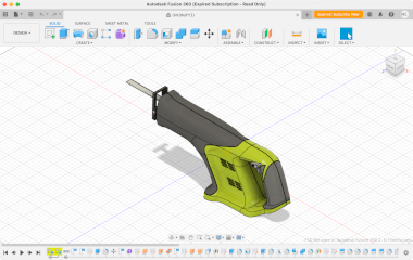 Screenshot of a .f3d file in Autodesk Fusion 360 2