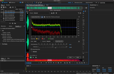 Screenshot of a .fft file in Adobe Audition 2023