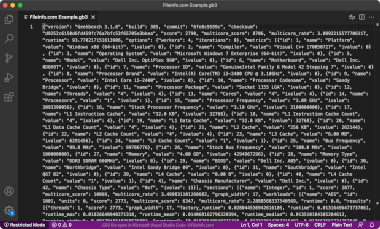 Screenshot of a .gb3 file in Microsoft Visual Studio Code