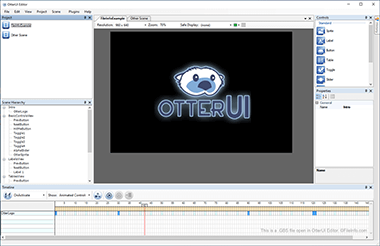 Screenshot of a .gbs file in OtterUI Editor