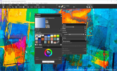 Screenshot of a .gradientlibrary file in Corel Painter 2023