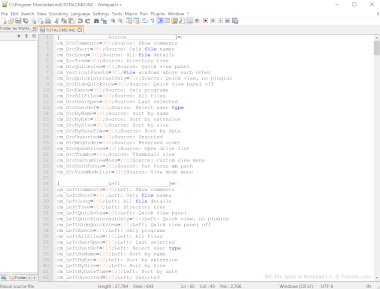 Screenshot of a .inc file in Notepad++