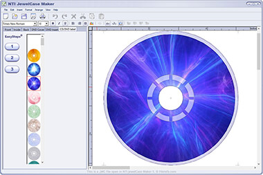 Screenshot of a .jwc file in NTI JewelCase Maker 5