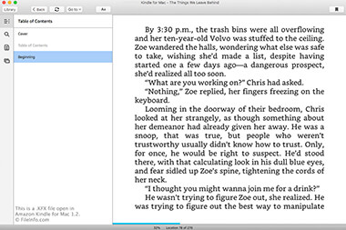 Screenshot of a .kfx file in Kindle for Mac 1.2