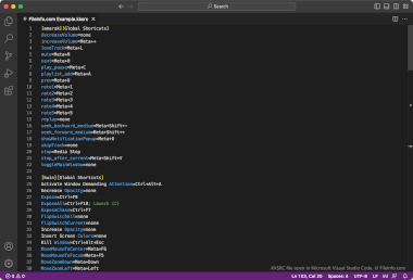 Screenshot of a .kksrc file in Microsoft Visual Studio Code