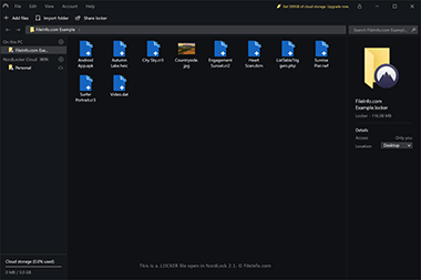 Screenshot of a .locker file in NordLocker 2.1