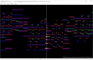 Screenshot of a .mamx file in Music Animation Machine