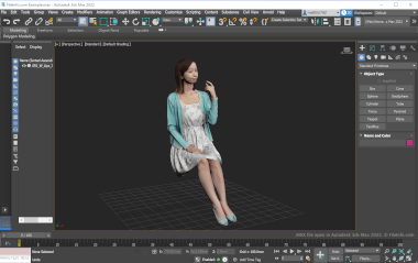 Screenshot of a .max file in Autodesk 3ds Max 2022