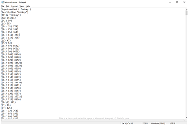 Screenshot of a .mim file in Microsoft Notepad