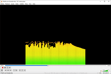 Screenshot of a .mka file in VideoLAN VLC media player 3