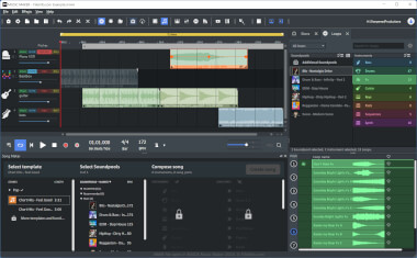 Screenshot of a .mmm file in MAGIX Music Maker 2019