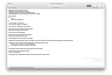 Screenshot of a .mrsn file in File Viewer