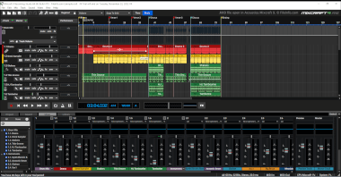 Screenshot of a .mx9 file in Acoustica Mixcraft 9