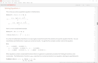 Screenshot of a .nb file in Wolfram Research Mathematica 14