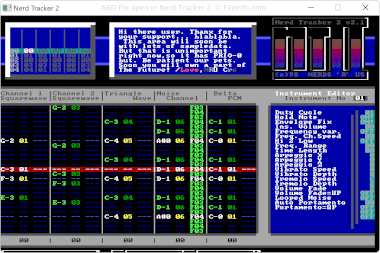 Screenshot of a .ned file in Nerd Tracker 2