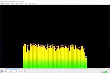 Screenshot of a .oga file in VideoLAN VLC media player