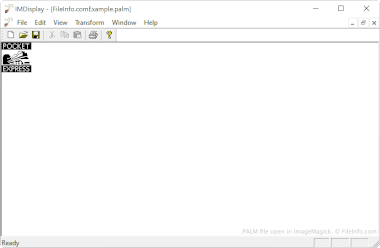 Screenshot of a .palm file in ImageMagick