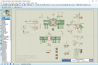 Screenshot of a .pdsprj file in Labcenter Electronics Proteus 8