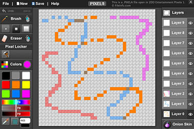 Screenshot of a .pixela file in 2DD Entertainment Pixela 1