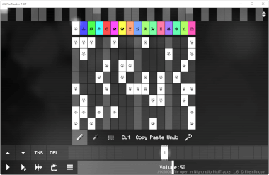 Screenshot of a .piximod file in Nightradio PixiTracker 1.6