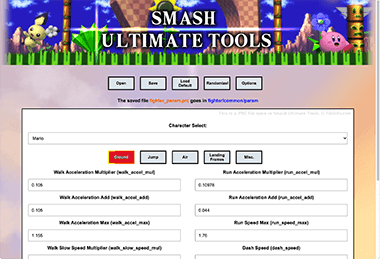 Screenshot of a .prc file in Smash Ultimate Tools